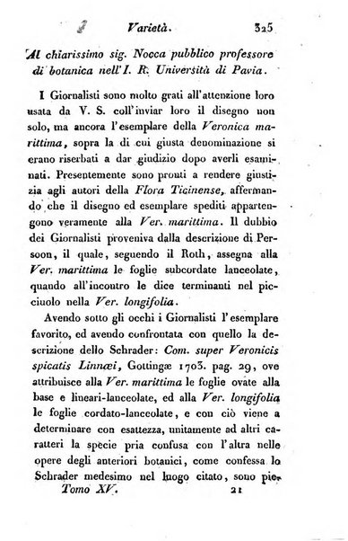 Giornale dell'italiana letteratura