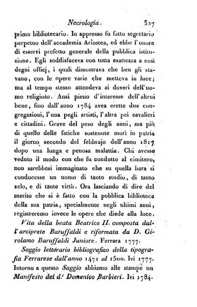 Giornale dell'italiana letteratura