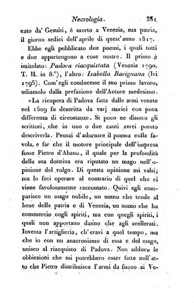 Giornale dell'italiana letteratura