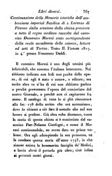 Giornale dell'italiana letteratura