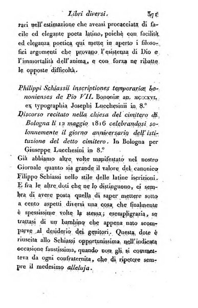 Giornale dell'italiana letteratura