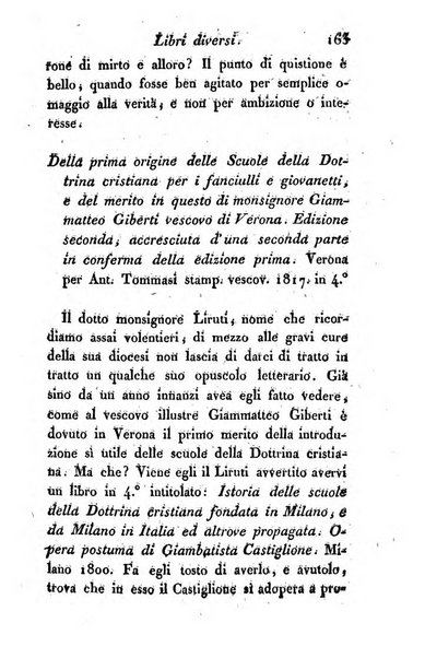 Giornale dell'italiana letteratura