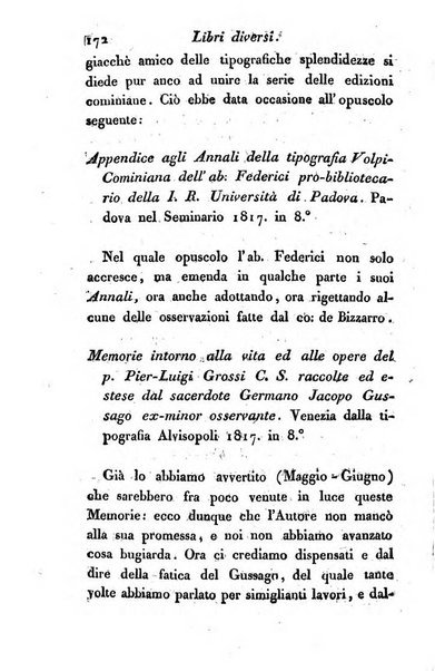 Giornale dell'italiana letteratura