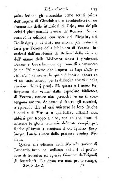 Giornale dell'italiana letteratura