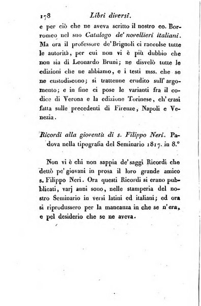 Giornale dell'italiana letteratura