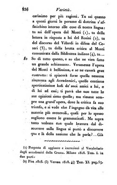 Giornale dell'italiana letteratura