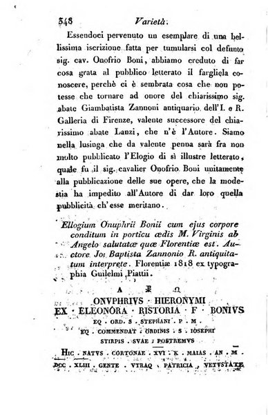 Giornale dell'italiana letteratura