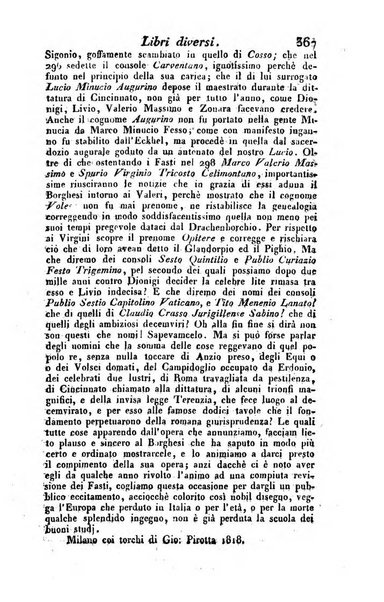 Giornale dell'italiana letteratura