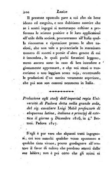 Giornale dell'italiana letteratura