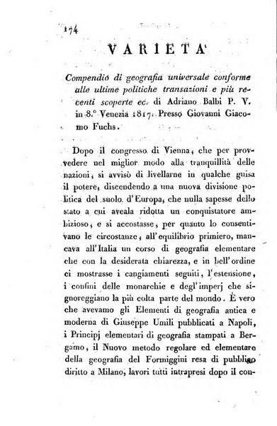 Giornale dell'italiana letteratura