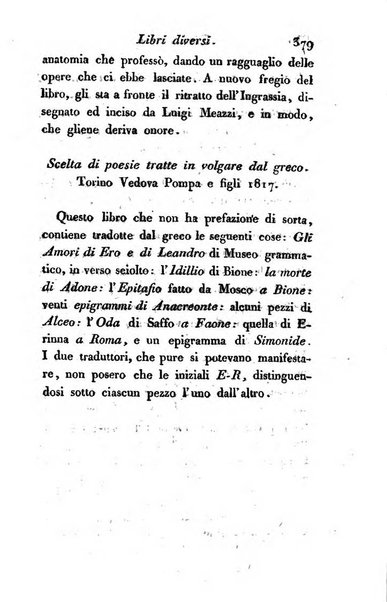 Giornale dell'italiana letteratura