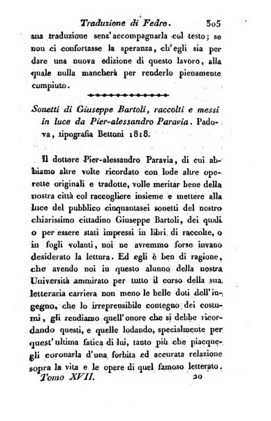 Giornale dell'italiana letteratura