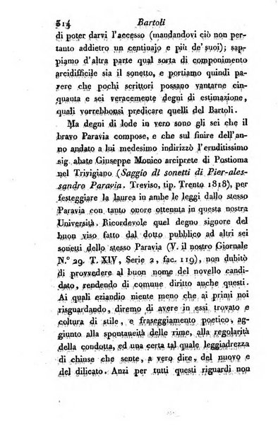 Giornale dell'italiana letteratura