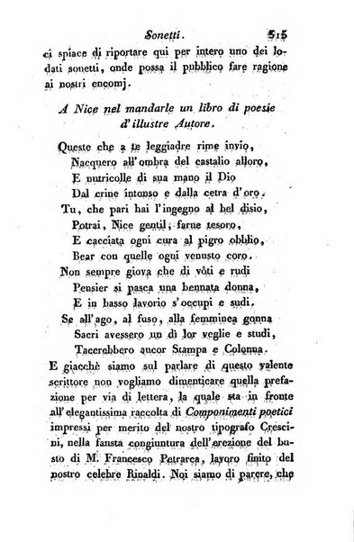 Giornale dell'italiana letteratura