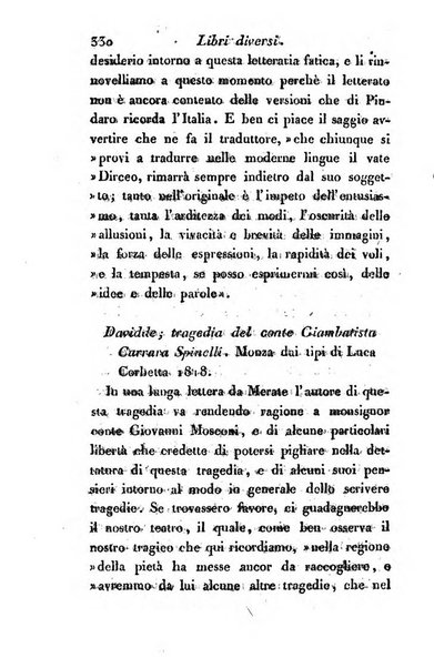 Giornale dell'italiana letteratura