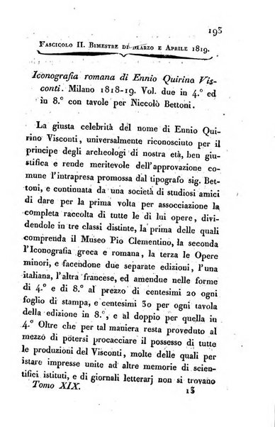 Giornale dell'italiana letteratura