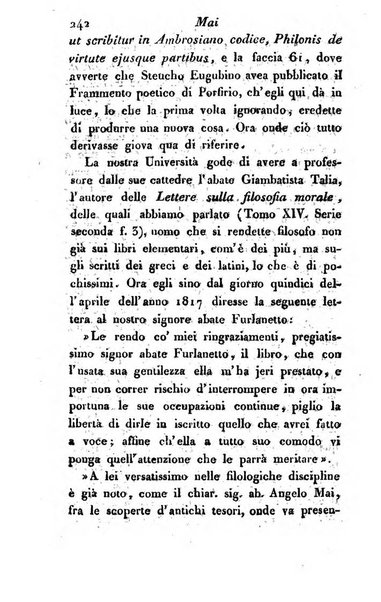 Giornale dell'italiana letteratura