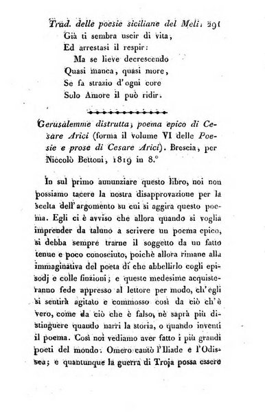 Giornale dell'italiana letteratura