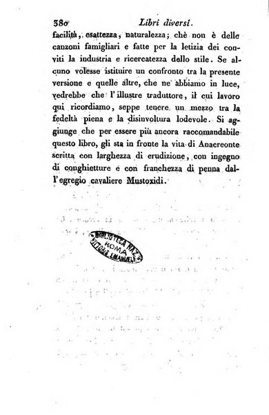 Giornale dell'italiana letteratura