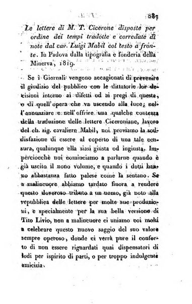 Giornale dell'italiana letteratura