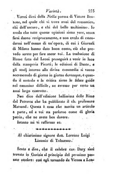 Giornale dell'italiana letteratura