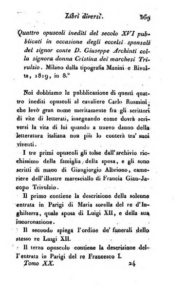 Giornale dell'italiana letteratura