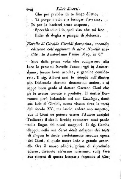 Giornale dell'italiana letteratura