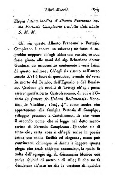 Giornale dell'italiana letteratura