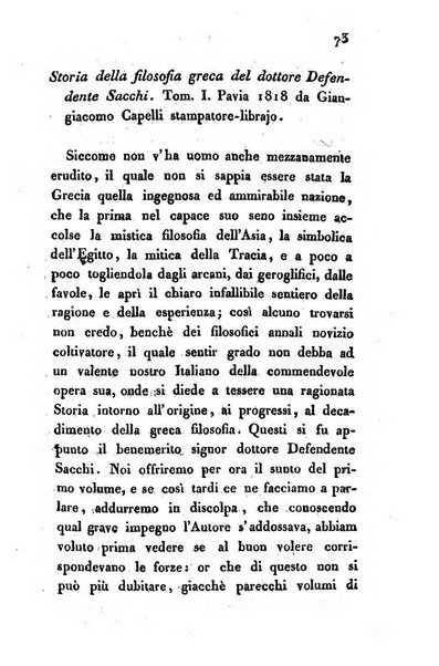 Giornale dell'italiana letteratura