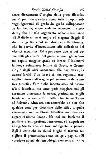 Giornale dell'italiana letteratura