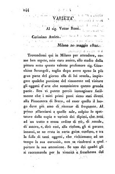 Giornale dell'italiana letteratura