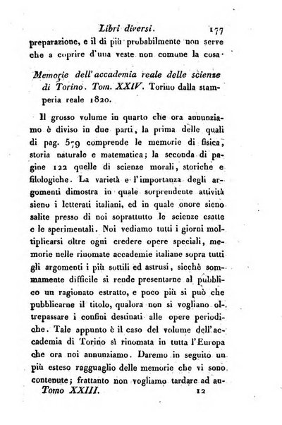 Giornale dell'italiana letteratura