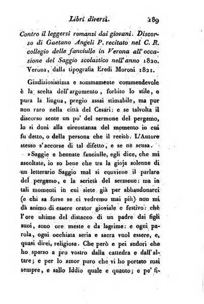 Giornale dell'italiana letteratura