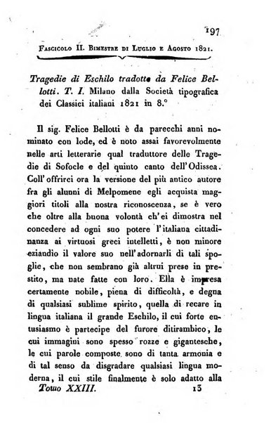 Giornale dell'italiana letteratura