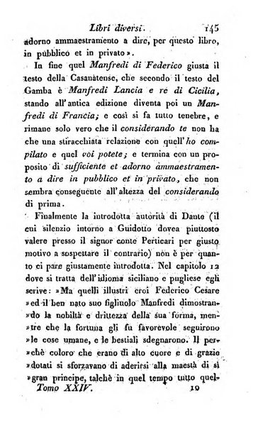 Giornale dell'italiana letteratura