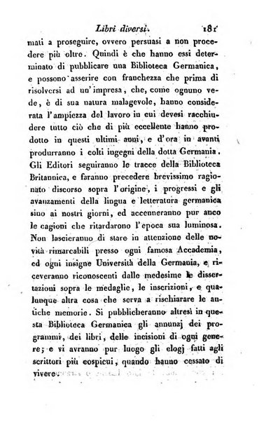 Giornale dell'italiana letteratura