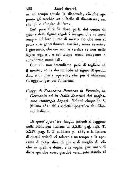 Giornale dell'italiana letteratura