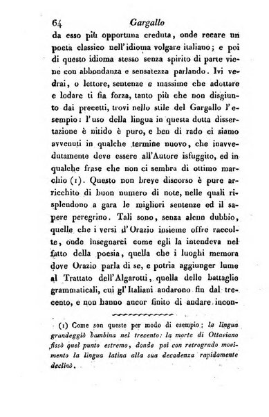 Giornale dell'italiana letteratura