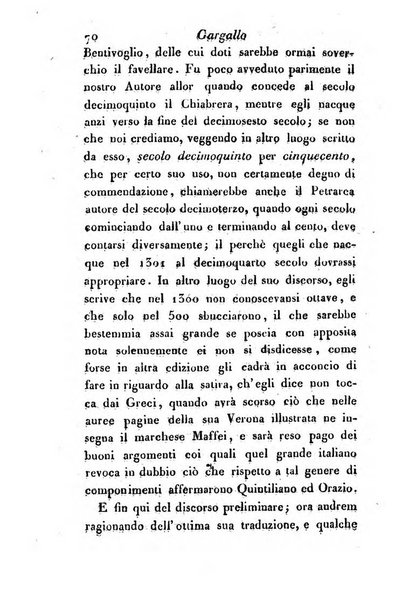 Giornale dell'italiana letteratura