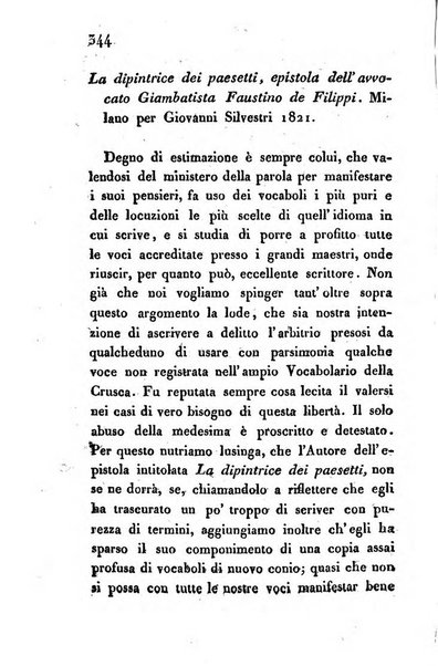 Giornale dell'italiana letteratura