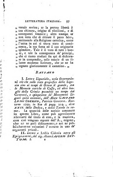 Giornale della letteratura italiana