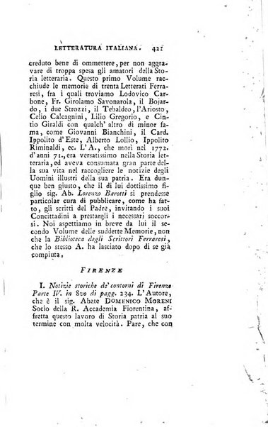 Giornale della letteratura italiana