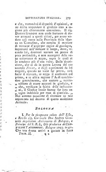 Giornale della letteratura italiana