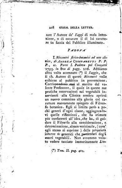 Giornale della letteratura italiana