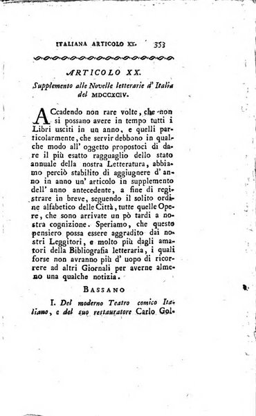 Giornale della letteratura italiana