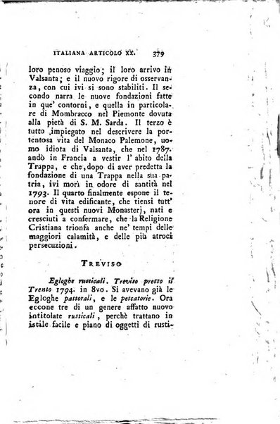 Giornale della letteratura italiana