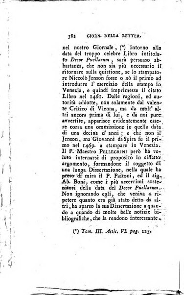 Giornale della letteratura italiana