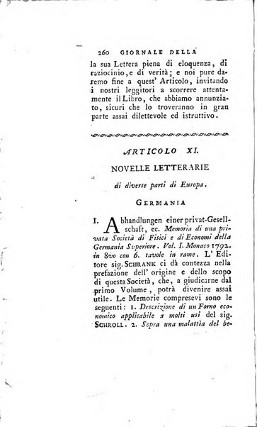 Giornale della letteratura straniera