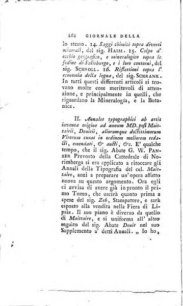 Giornale della letteratura straniera