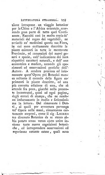 Giornale della letteratura straniera